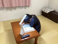 寄宿舎　学習の様子